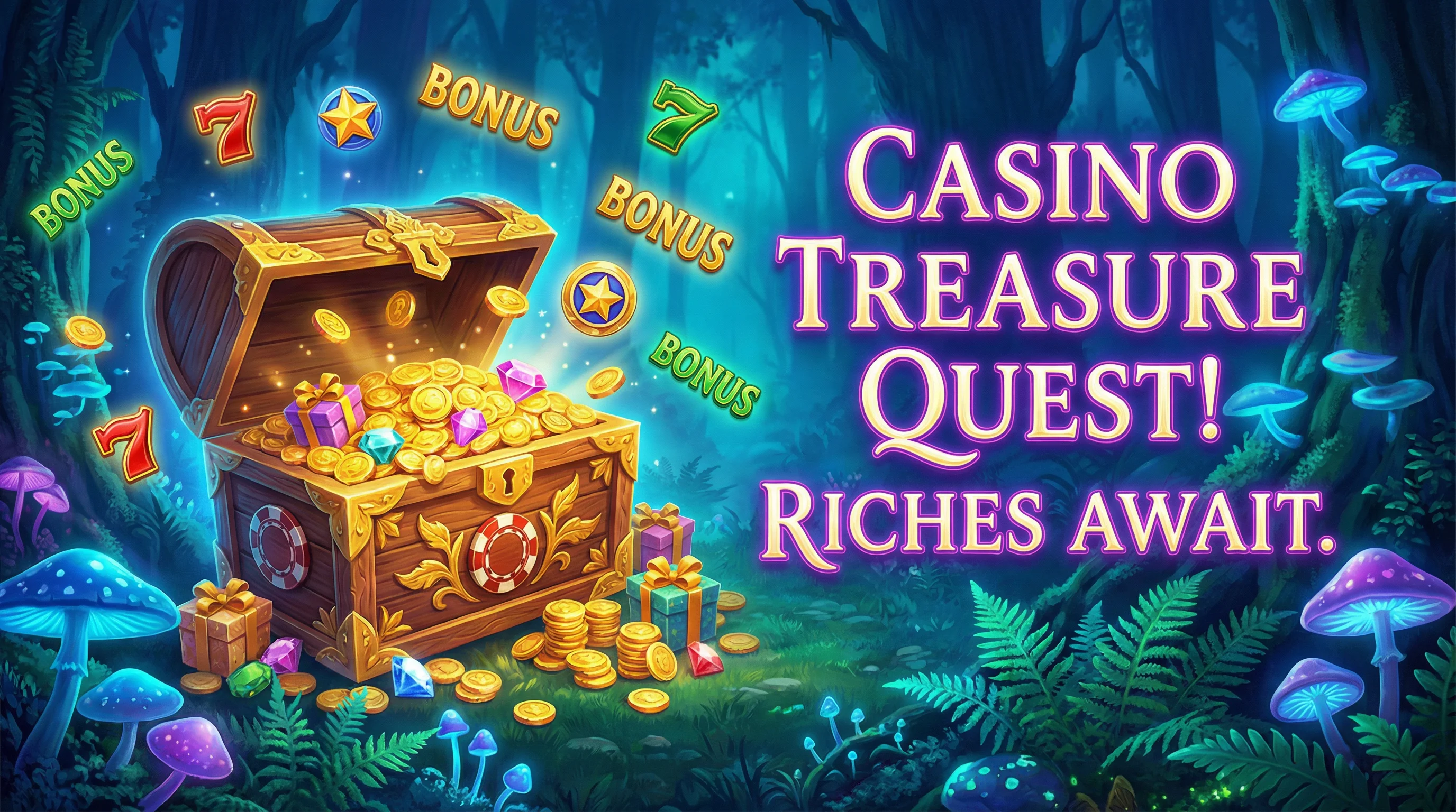 Cofre de tesoros con bonos de casino Qatar SC Apuestas